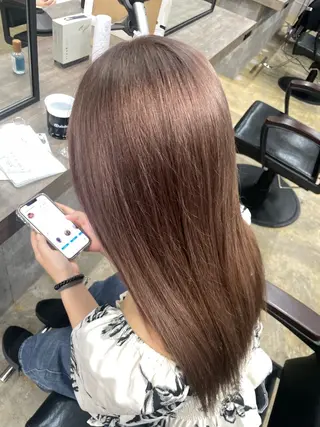 ロング カラー ブレンバイドット所属・ニュアンスカラー/ 🫧レミ(坊主)のヘアスタイル