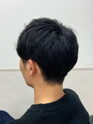 ミディアム パーマ メンズ YOSHIZAWA Inc. PREMIUM 築地所属・💈Hisa ／ 理容師💈のヘアスタイル