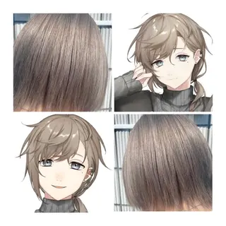 ショート カラー GARU-ガル-所属・TSUNO🦖 派手髪/オタク美容師のヘアスタイル