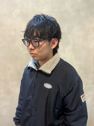メンズ フリーランスシェアサロンルレイル所属・心斎橋/メンズ /ルレイル/地形真希のヘアスタイル
