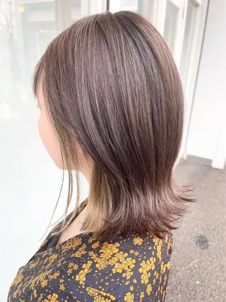 ミディアム カラー 🍭透明感カラー 志賀拓海🍬🌈のヘアスタイル