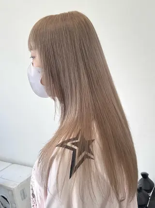 ロング カラー 原宿 ツヤカラー🫧 ちり🍎のヘアスタイル