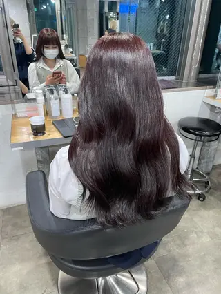 ロング カラー 表参道♡暗髪♡ 艶カラー♡アユミのヘアスタイル