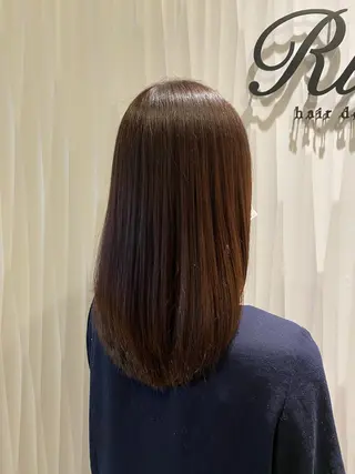 ミディアム 大倉 未波のヘアスタイル