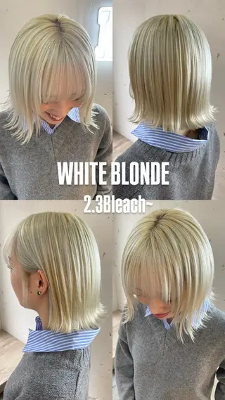 ミディアム 田中 志織のヘアスタイル