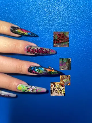 ネイル ひめか🫁 推し概念・個性派のネイルデザイン