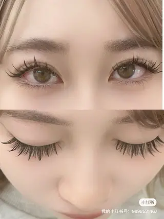 マツエク・マツパ ゆり❤️愛.ラッシュ AURAのマツエク・マツパデザイン