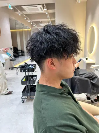 パーマ メンズ 大人メンズパーマ メンズ特化　萱原大幹のヘアスタイル