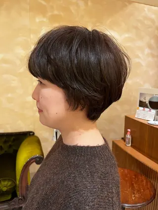 ショート 田内 満里奈のヘアスタイル