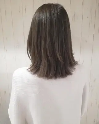 ミディアム カラー 西川 敏夫のヘアスタイル