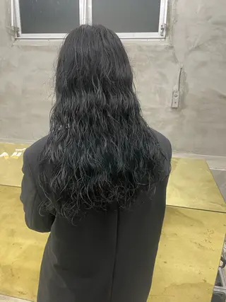 ロング パーマ スパイラルパーマ 🌐hina⭐️のヘアスタイル