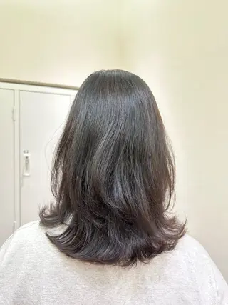 ミディアム 和泉市／mahae 吉田のヘアスタイル