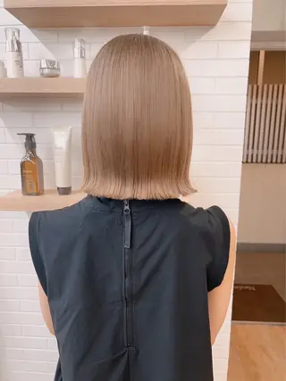 カラー ブリーチなしWカラー /レイヤー/セイナのヘアスタイル