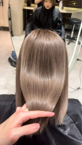 ロング 韓国ヘア/ベージュ カラー/髪質改善/涼のヘアスタイル