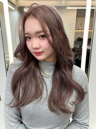 ロング カラー Beleza shibuya所属・柏木 理那のヘアスタイル