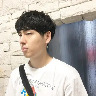 ヘアアレンジ メンズ ainico+所属・メンズ特化✂️栗原 侑也のヘアスタイル