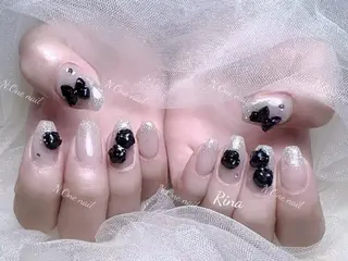 ネイル 長いだし/スカルプ/ パラシェルN.oneのネイルデザイン