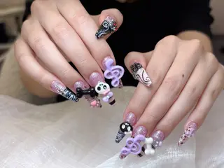 ネイル Jenn Nail_ ヘビのネイルデザイン