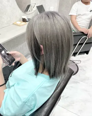 ショート 🦋ハイトーン🦋 石山 希理🦋のヘアスタイル