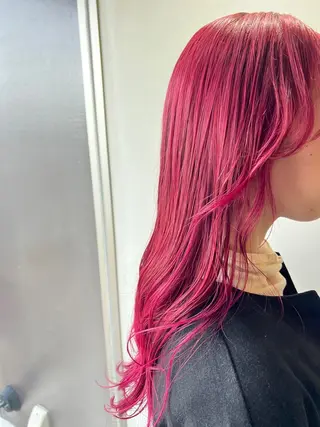 ロング カラー AIconic nagoya所属・縮毛矯正/ レイヤー/ミディアムのヘアスタイル