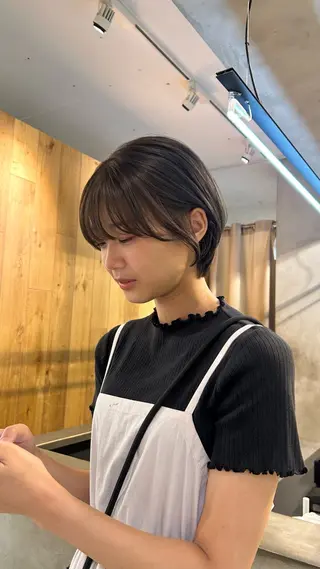 ショート じゅわっと暖色カラー 🍊Moemiのヘアスタイル