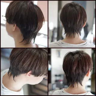 ショート カラー 中島 剛のヘアスタイル
