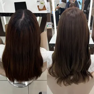 ロング 羽エクステ/シール エクステ/横浜駅5分のヘアスタイル