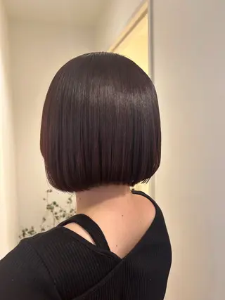 ミディアム カラー 湯浅 美葉のヘアスタイル