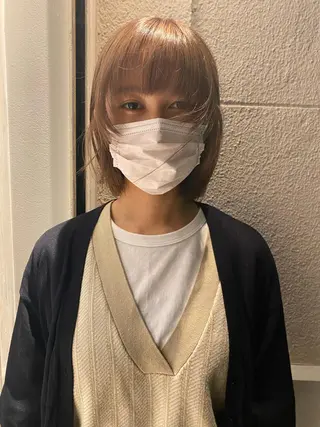 ショート saya/似合わせ /透明感カラーのヘアスタイル