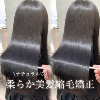 セミロング 縮毛矯正/韓国ヘア /レイヤー🎀ミズキのヘアスタイル