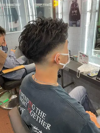 パーマ メンズ Le'a所属・渋谷/フェード/ 國分 翔のヘアスタイル