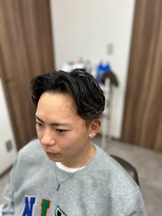 パーマ BARBER SHOP 涼所属・清水 大生のヘアスタイル