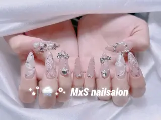 ネイル MxS Nail 【長さだし/フィルイン/マグネット/ワンホンネイル/韓国ネイル/パラジェル】所属・M×S Nail みなのネイルデザイン