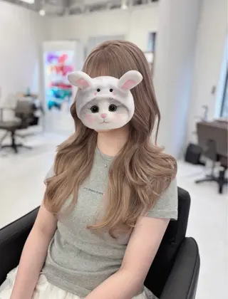 カラー happiness所属・🍒ピンクベージュ /ベージュ🍒なつきのヘアスタイル