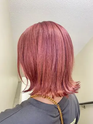 ミディアム パーマ ヘアアレンジ メンズ ネイル キッズ カラー マツエク・マツパ カラー特化サロン Eir心斎橋のヘアスタイル