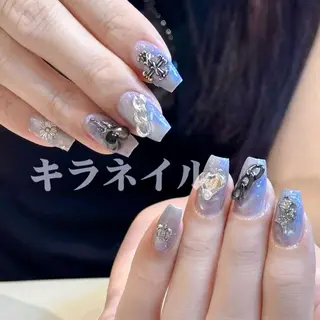 ネイル 🎀erika 長さだし💗モチ最高のネイルデザイン