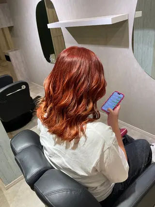 セミロング カラー ヘアアレンジ 小野寺祐希人 Calbariのヘアスタイル