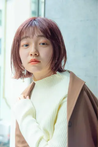 ミディアム カラー パーマ ヘアアレンジ メンズ キッズ ネイル マツエク・マツパ ANSENS  by  Mode K's所属・顔周りレイヤー ☺︎shunのヘアスタイル