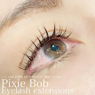 マツエク・マツパ Pixie Bob 🐈‍⬛　位田のマツエク・マツパデザイン