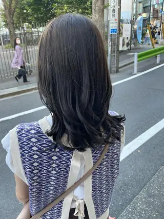 セミロング カラー キッズ オトナヘア🌸 harukaのヘアスタイル