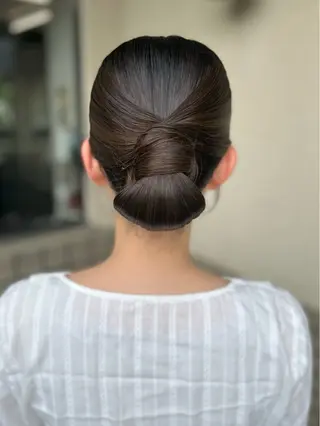 ロング ヘアアレンジ 沢田 瞳のヘアスタイル