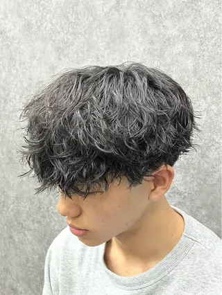 パーマ メンズ 深野 ちさとのヘアスタイル