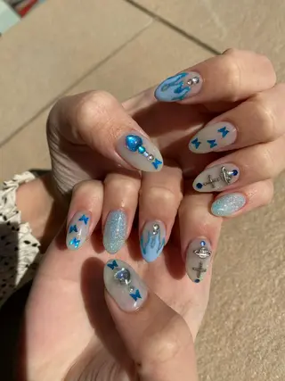 ロング カラー ヘアアレンジ ネイル マツエク・マツパ 💠AYANE /吉祥寺💠のマツエク・マツパデザイン