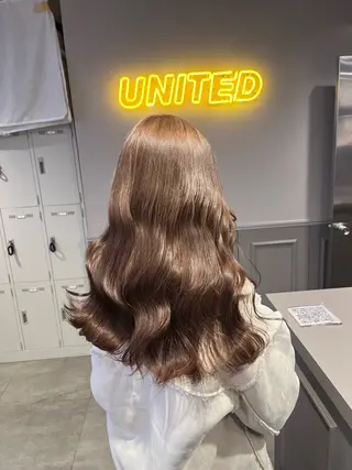 カラー 🥀韓流暖色ヘア 🥀yuzukiのヘアスタイル