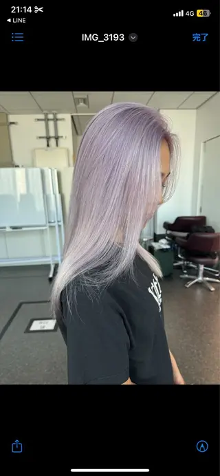 セミロング 平塚/顔周りレイヤー /寒色/きゅうとのヘアスタイル