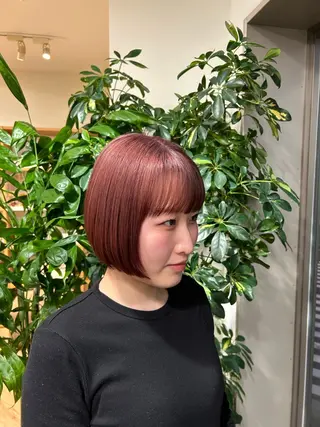 ショート カラー 暖色カラー/ フクダ モエ🐿のヘアスタイル