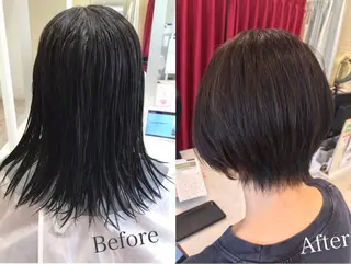 ショート 保子 祐里香のヘアスタイル