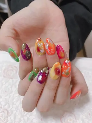 ネイル 藤 あやのネイルデザイン