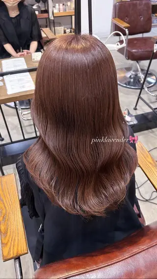 ロング 透明感カラー/ 髪質改善✨️💞萌愛のヘアスタイル