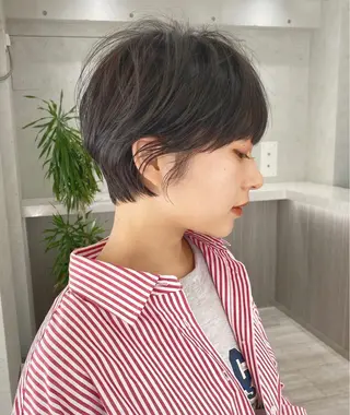 ショート 美髪×縮毛矯正 水上真由美😘のヘアスタイル